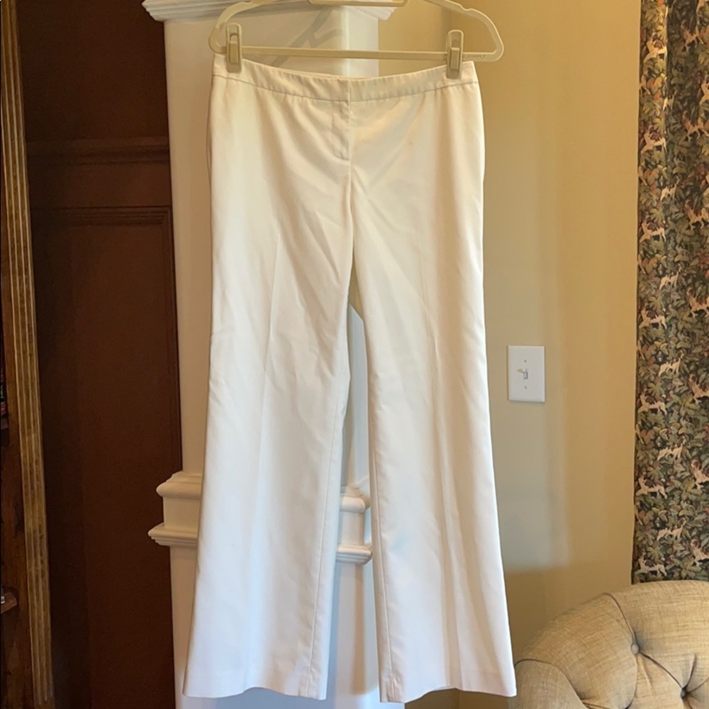 Winter white lined slacks